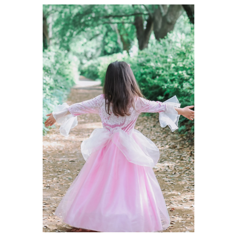 Vestido princesa rosa de 5 a 6 años - Librería Mundo Ideas