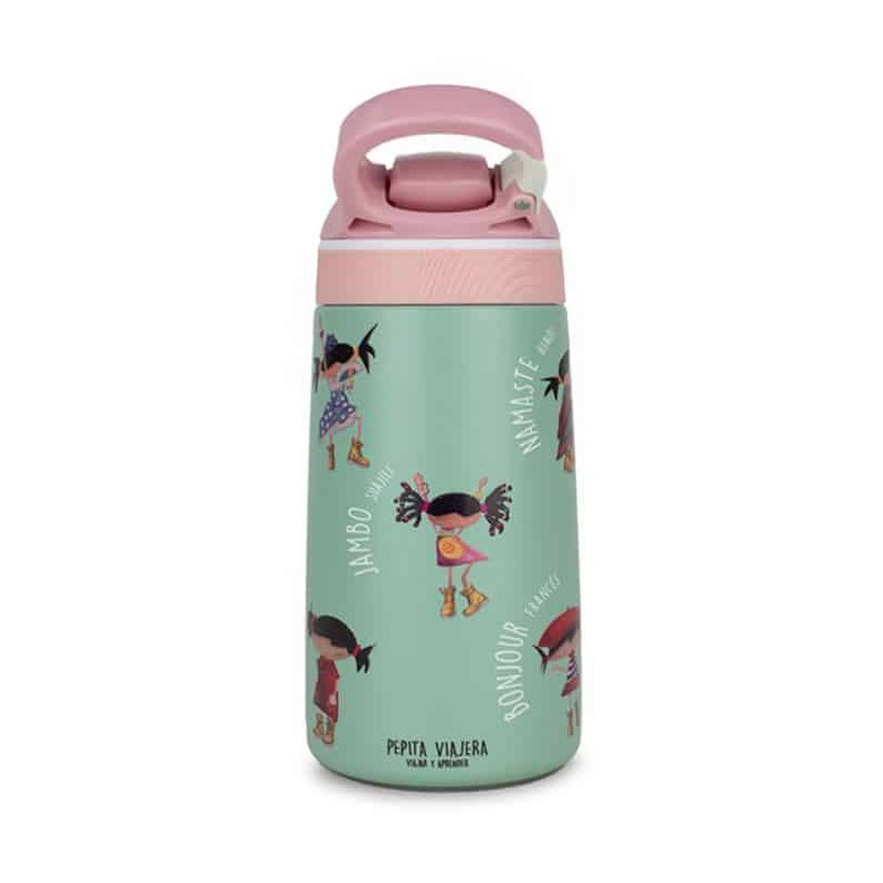 Botella térmica infantil Saludos del Mundo - Librería Mundo Ideas