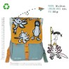 Mochila-Pizarra escolar Animales Raros - Librería Mundo Ideas