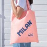 Bolsa Tote bag serie 1918 rosa - Librería Mundo Ideas