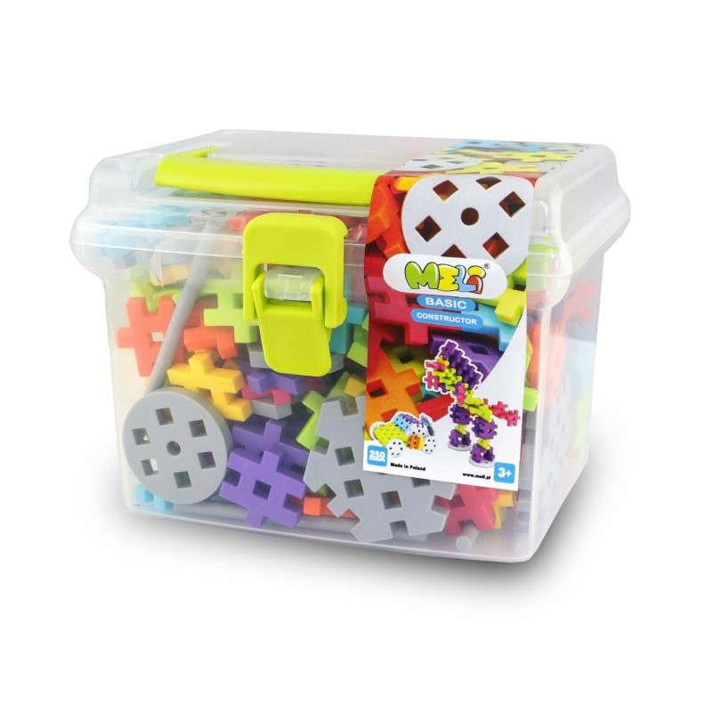 Meli Basic Constructor Travel Box 250Pc - Librería Mundo Ideas