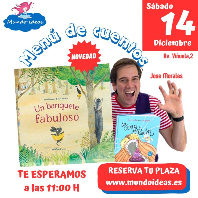 Presentación un banquete fabuloso - Librería Mundo Ideas