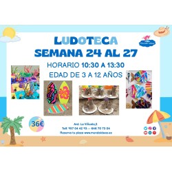 Ludoteca 24 al 27 Junio - Librería Mundo Ideas