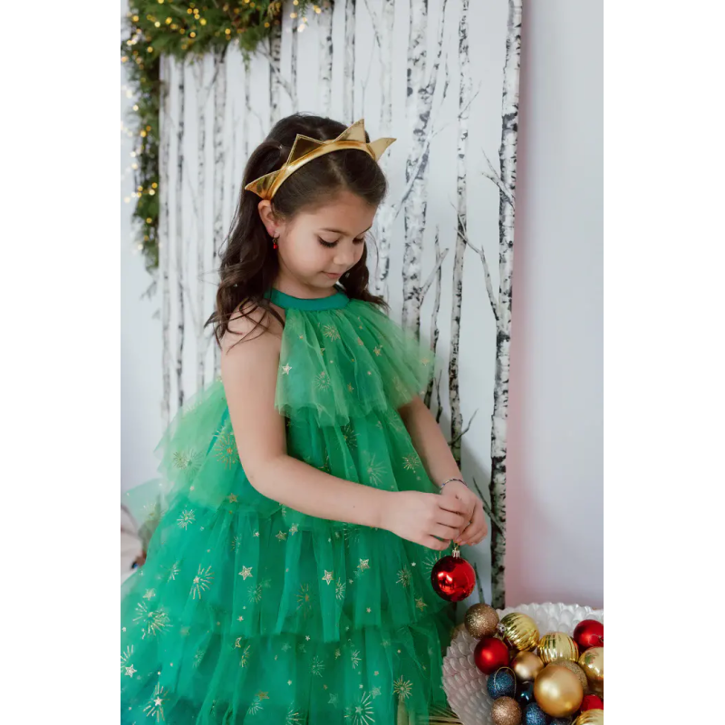 Vestido de árbol de Navidad con diadema - LibrerÃ­a Mundo Ideas