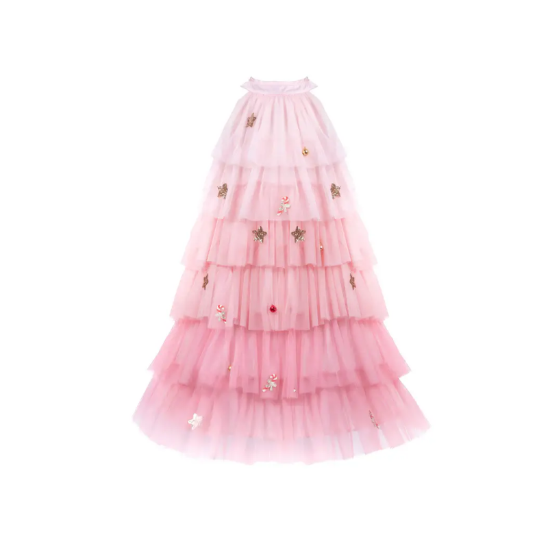 Vestido de árbol de Navidad ruborizado con diadema - LibrerÃ­a Mundo Ideas