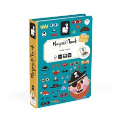 Magneti'Book Crazy Faces Chicos - Librería Mundo Ideas