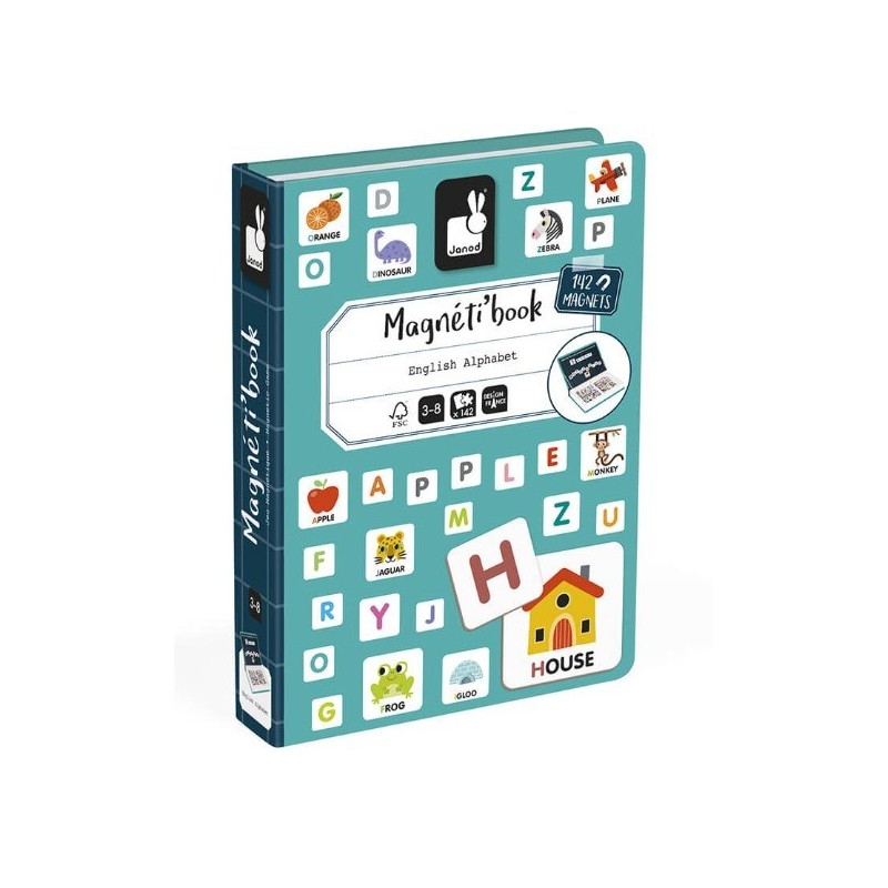 Magneti'Book Alfabeto en Inglés - Librería Mundo Ideas